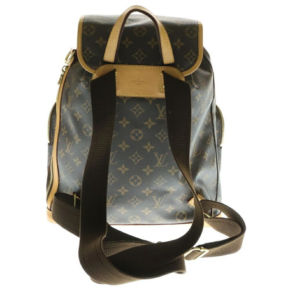 Louis Vuitton Monogram Ad Leather Bosphore Backpack Brown Sac